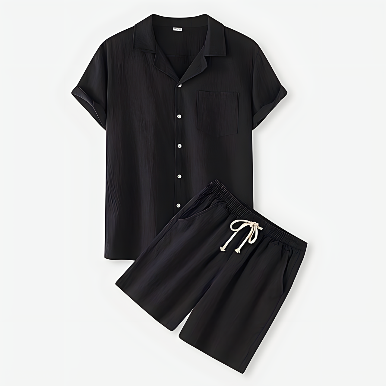 Andrew - Ensemble d'été chemise et short pour homme