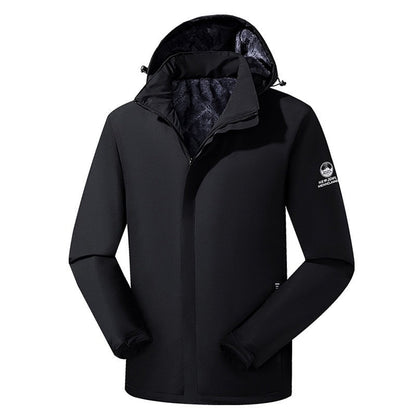 Parka d'automne avec capuche amovible