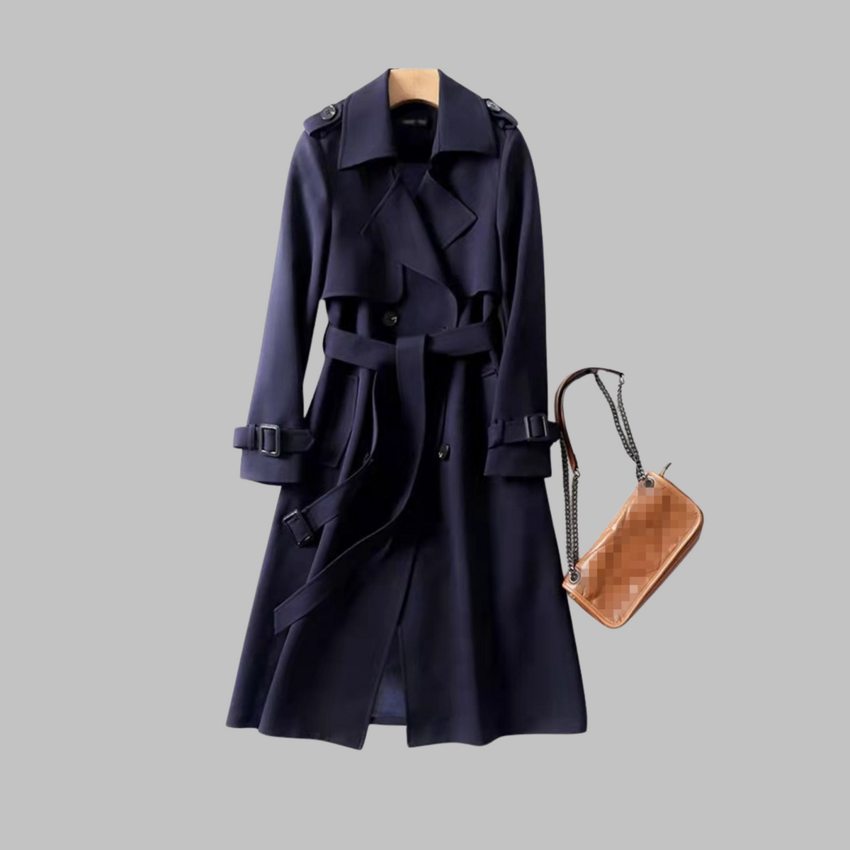 Women's Relaxed-Fit Knee-Length Coat