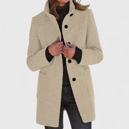 Women's Relaxed-Fit Mid-Length Coat
