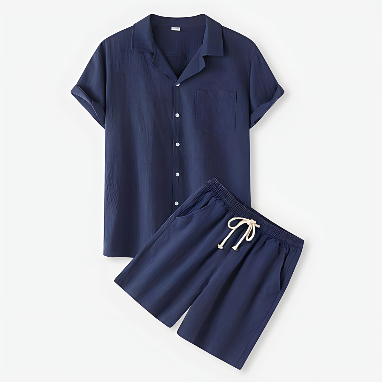 Andrew - Ensemble d'été chemise et short pour homme
