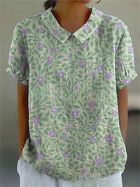 Vert avec imprimé floral