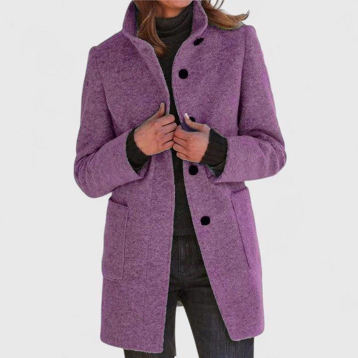 Women's Relaxed-Fit Mid-Length Coat