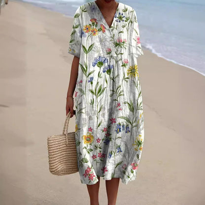 Nicka - Robe Florale Éclatante