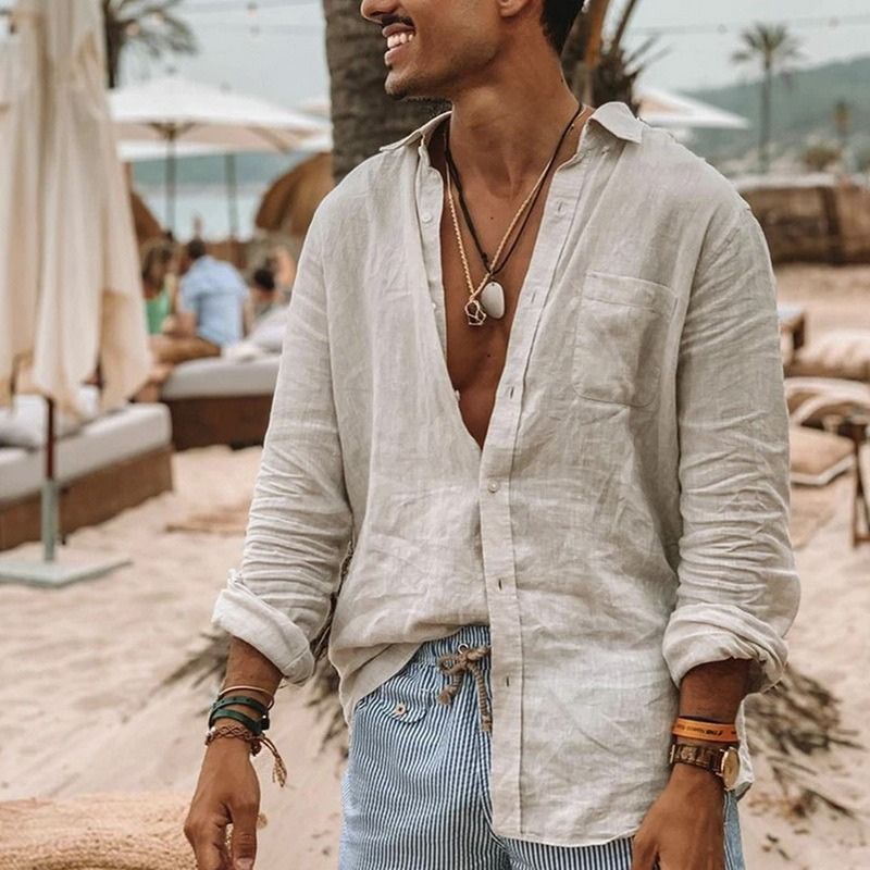 Harlo - Chemise élégante en lin pour homme