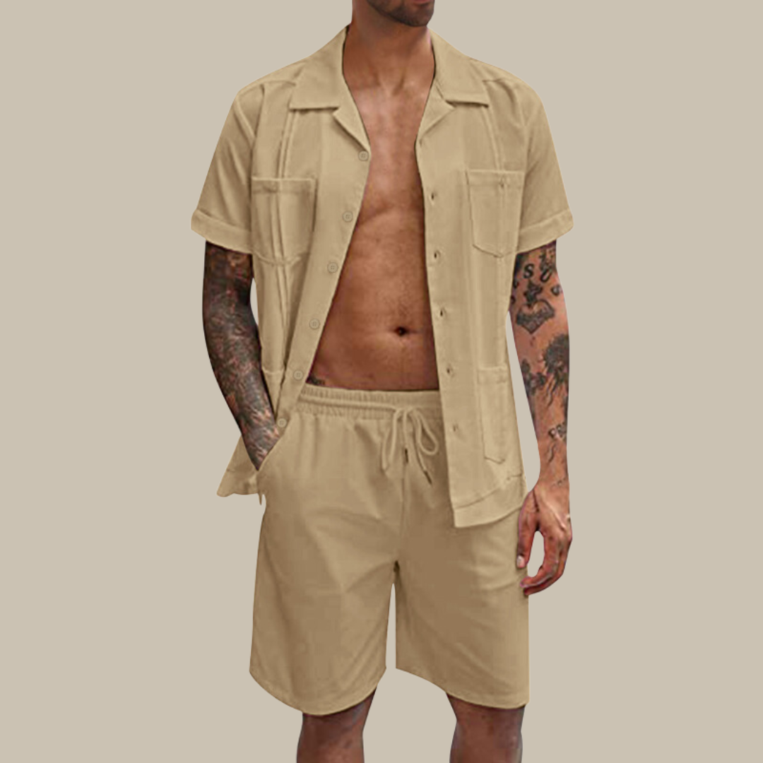 Silvester - Set avec chemise & short Set
