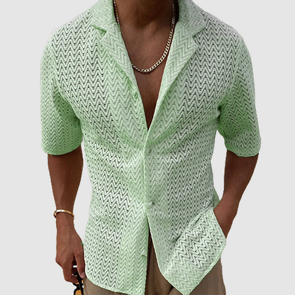 Bartolomeo - Chemise tricotée unie