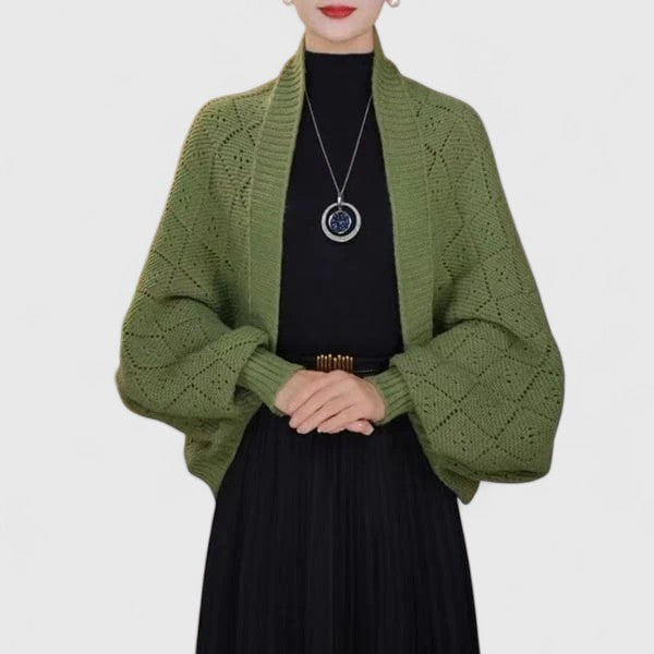 Women's Versatile Open-Front Draped Cardigan