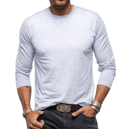 Darío - T-shirt manches longues en coton pour homme