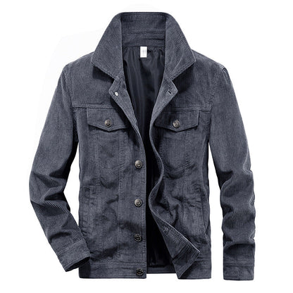 Domenik - Veste en velours côtelé fin pour homme