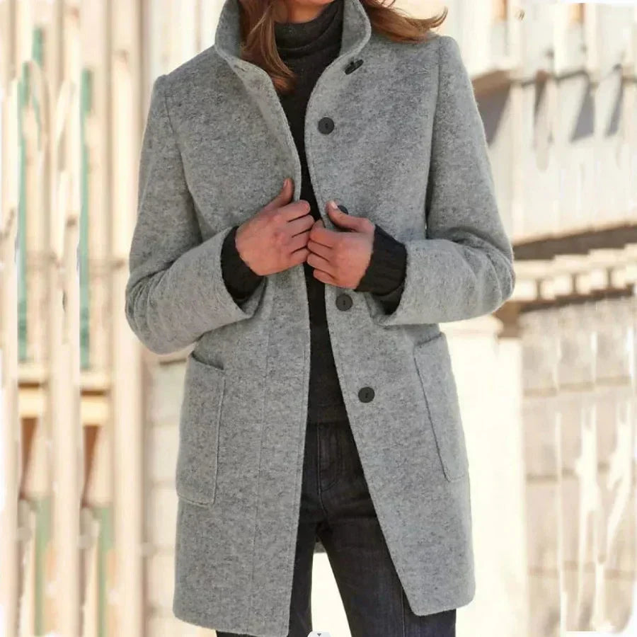 Women's Elegant Mid-Length Coat