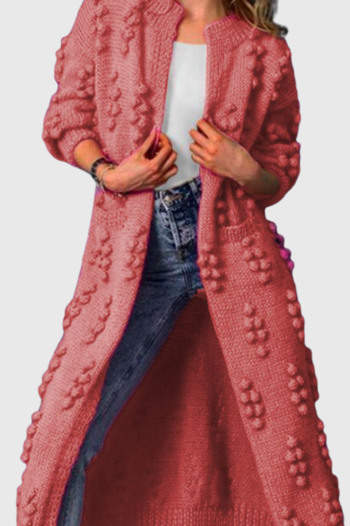 Women's Relaxed Longline Cardigan with Pockets