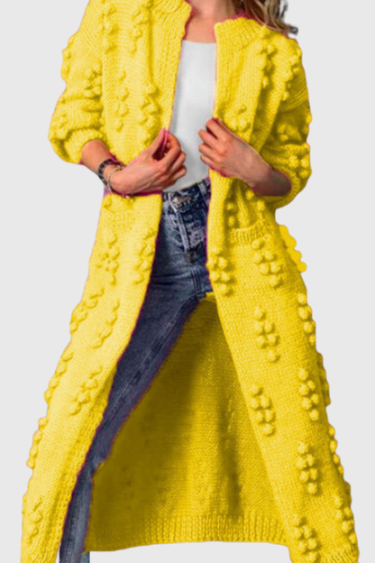 Women's Relaxed Longline Cardigan with Pockets
