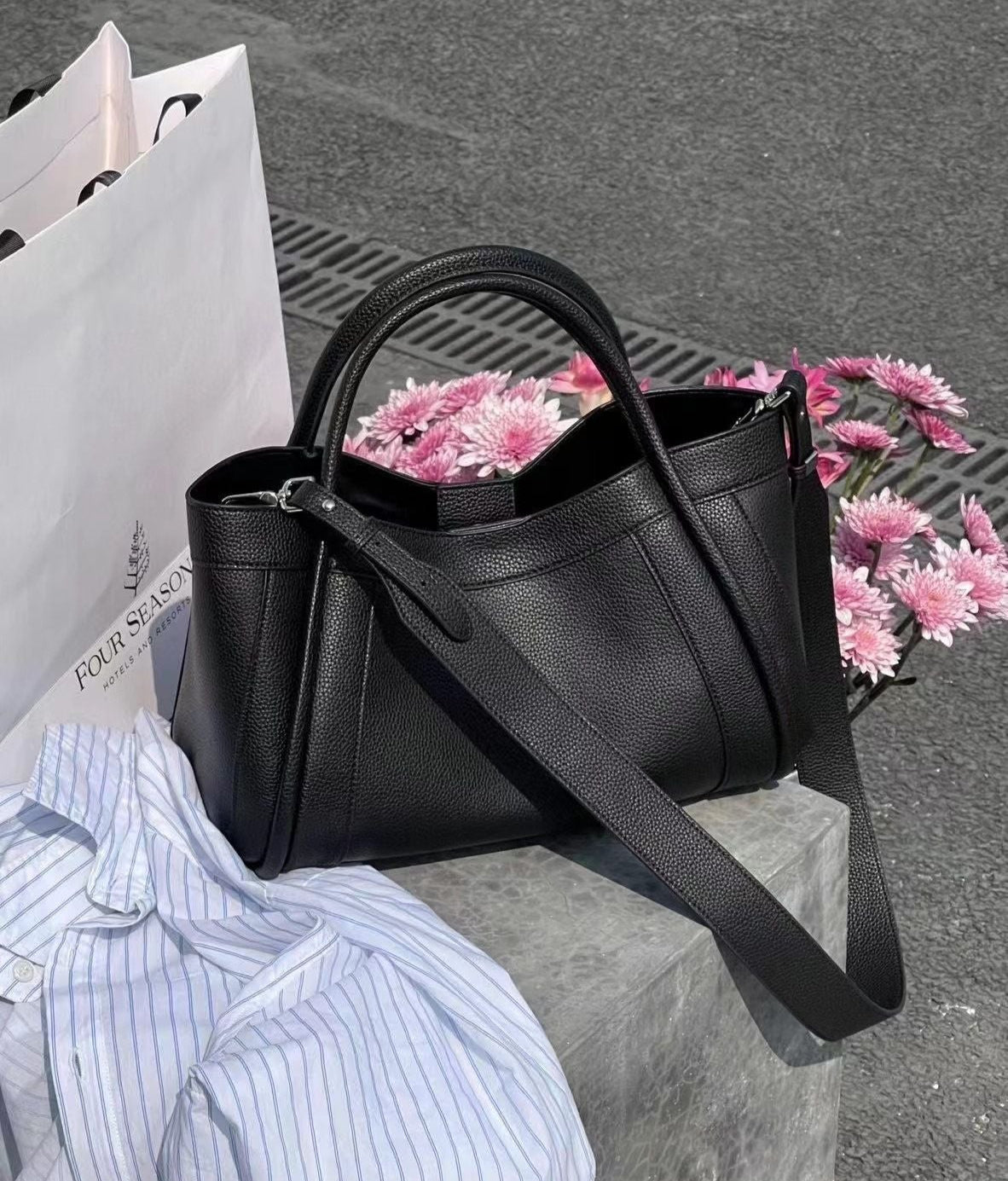 Rouen Leather Tote Bag