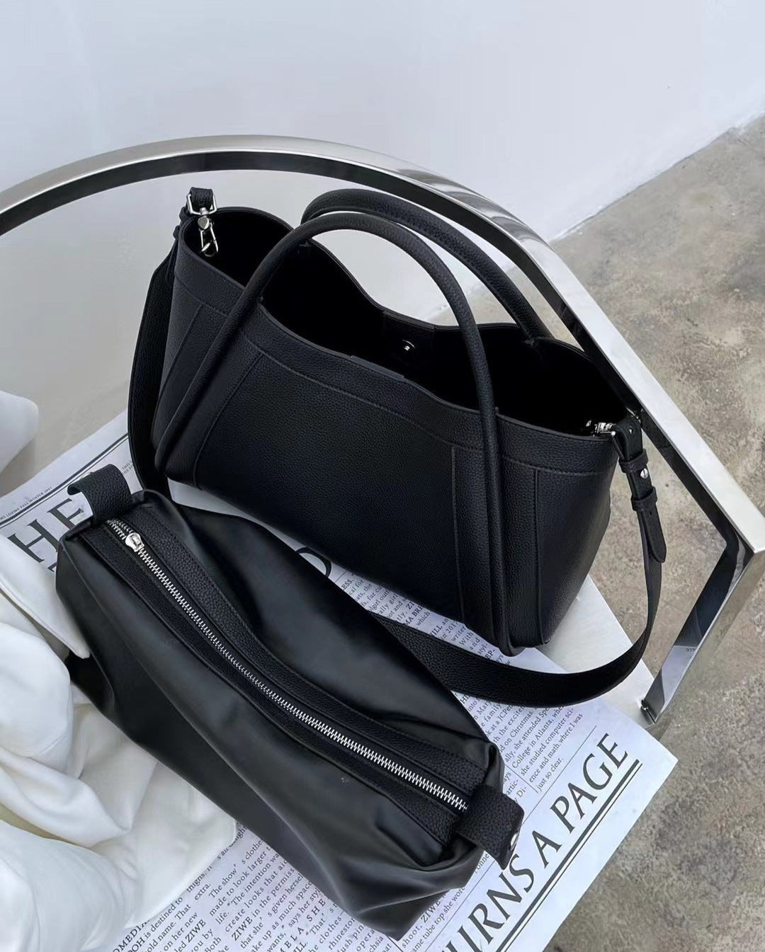 Rouen Leather Tote Bag
