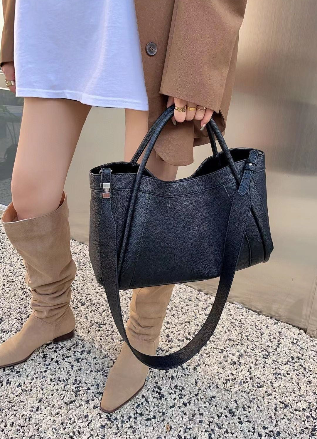 Rouen Leather Tote Bag