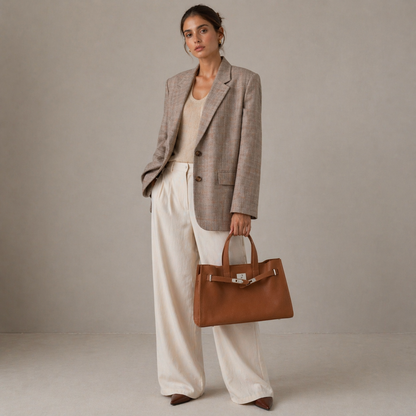 Bonnet Leather Tote Bag