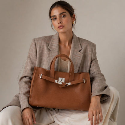 Bonnet Leather Tote Bag