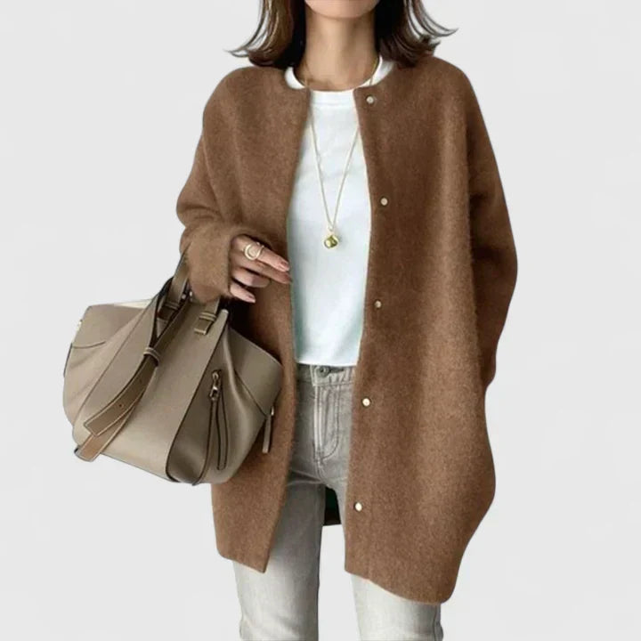 Women's Elegant Lightweight Long Cardigan