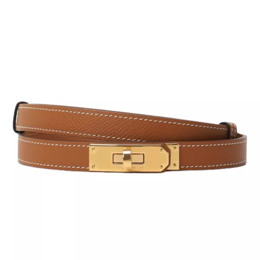 Hayes Slim Leather Belt