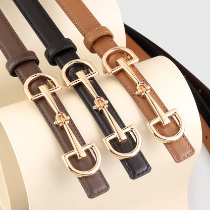 Holly Slim Leather Belt