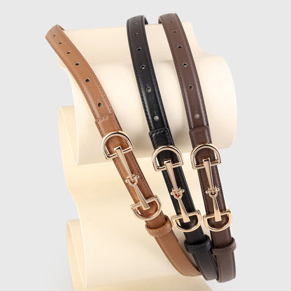 Holly Slim Leather Belt