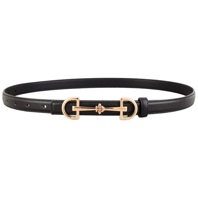 Holly Slim Leather Belt