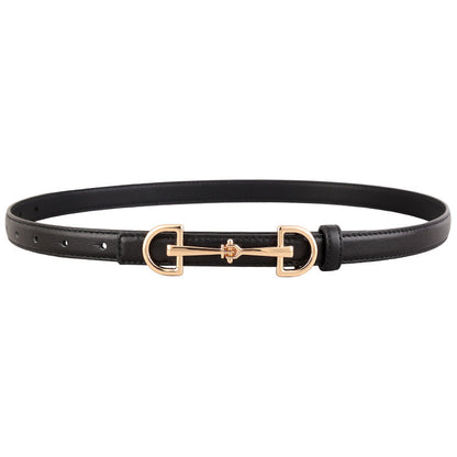 Holly Slim Leather Belt