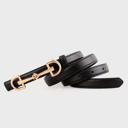 Holly Slim Leather Belt