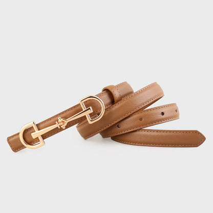 Holly Slim Leather Belt