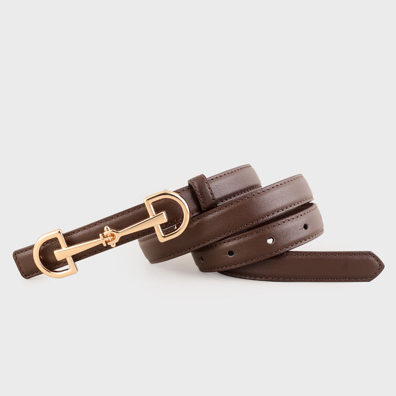 Holly Slim Leather Belt