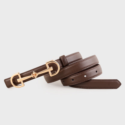 Holly Slim Leather Belt