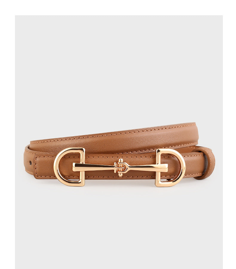 Holly Slim Leather Belt