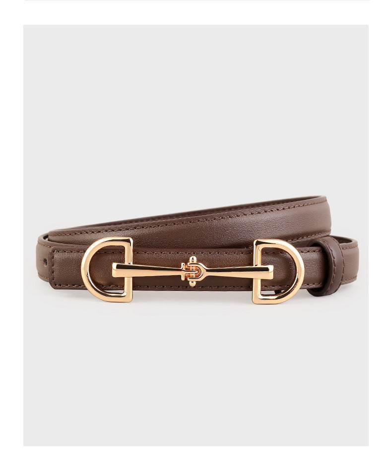 Holly Slim Leather Belt