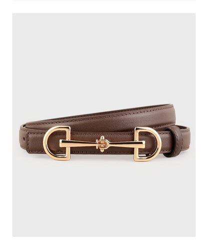 Holly Slim Leather Belt