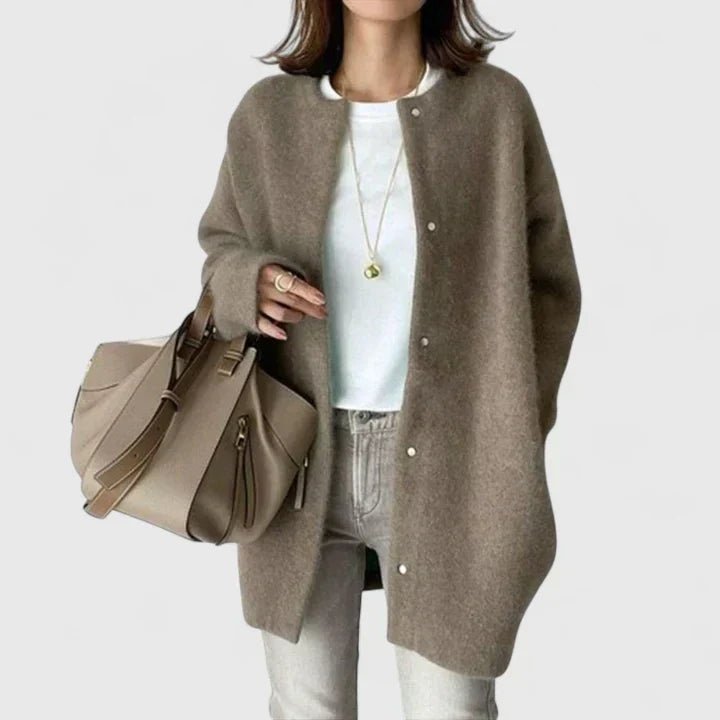 Women's Elegant Lightweight Long Cardigan