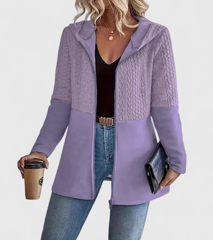 Women's Relaxed-Fit Zip-Up Casual Jacket
