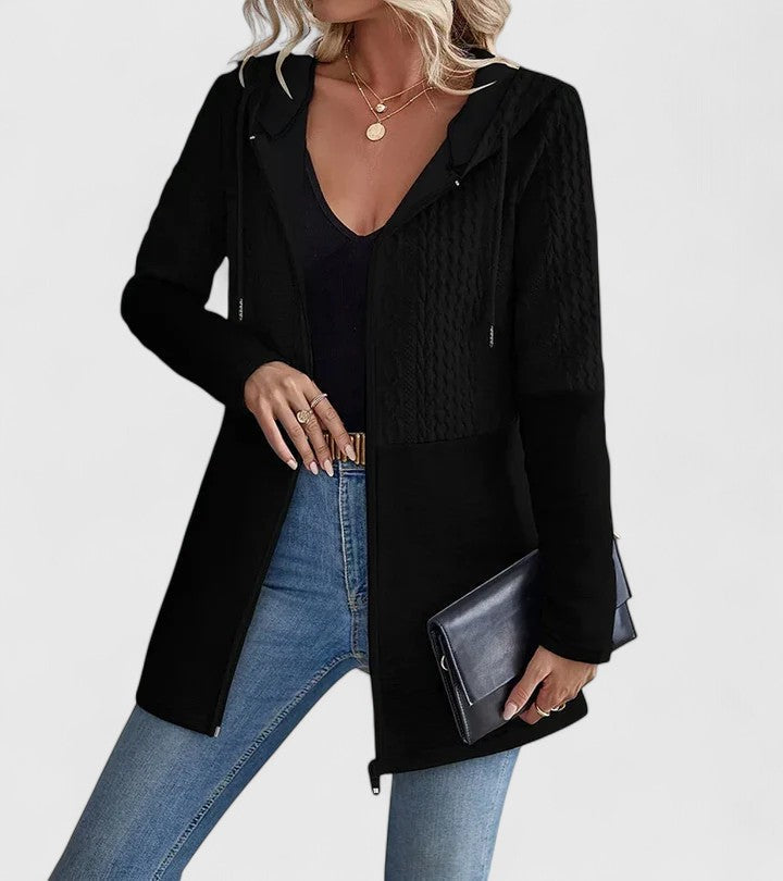 Women's Relaxed-Fit Zip-Up Casual Jacket