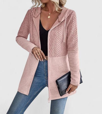 Women's Relaxed-Fit Zip-Up Casual Jacket