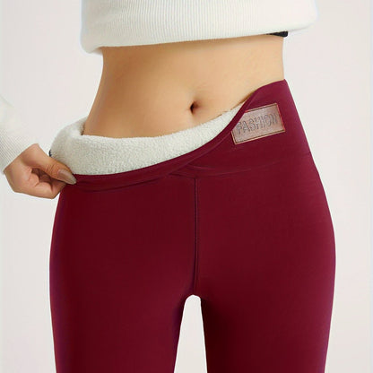 Women's Sherpa Fleece-Lined High-Waisted Leggings