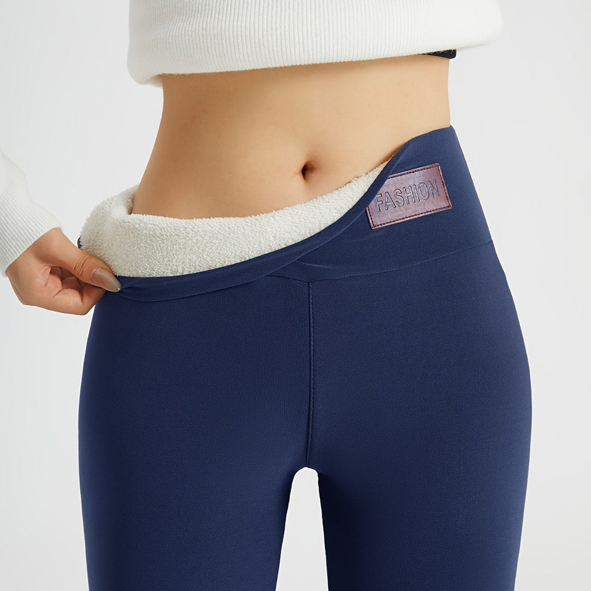 Women's Sherpa Fleece-Lined High-Waisted Leggings