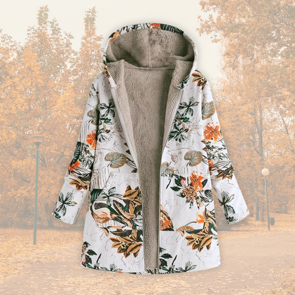 Women's Printed Winter Jacket with Soft Lining