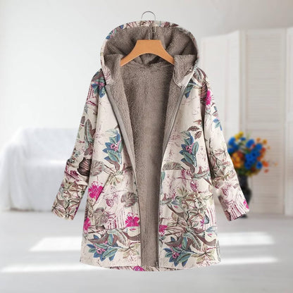 Women's Printed Winter Jacket with Soft Lining
