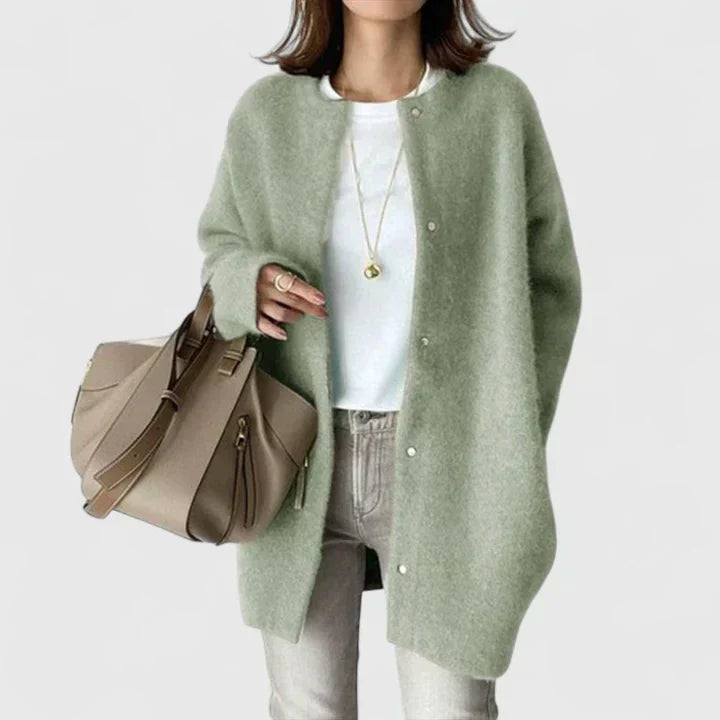 Women's Elegant Lightweight Long Cardigan