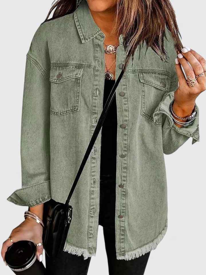 Women's Relaxed-Fit Drop-Shoulder Jacket