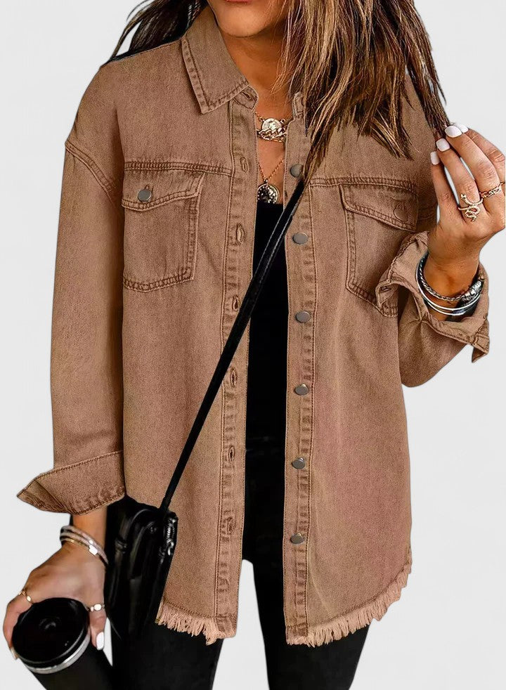 Women's Relaxed-Fit Drop-Shoulder Jacket