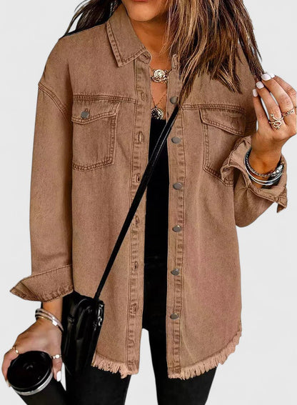 Women's Relaxed-Fit Drop-Shoulder Jacket