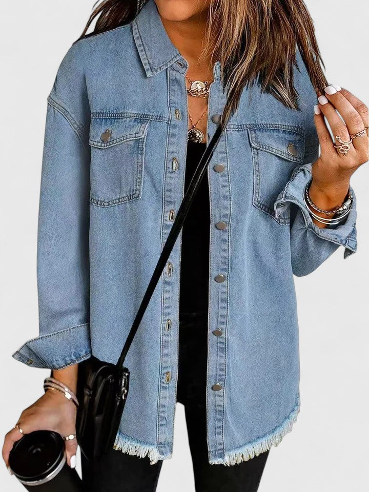 Women's Relaxed-Fit Drop-Shoulder Jacket