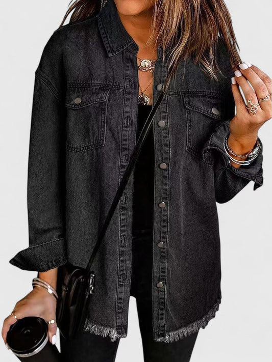 Women's Relaxed-Fit Drop-Shoulder Jacket