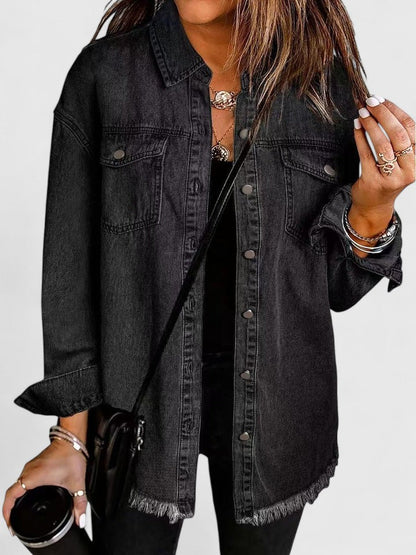 Women's Relaxed-Fit Drop-Shoulder Jacket